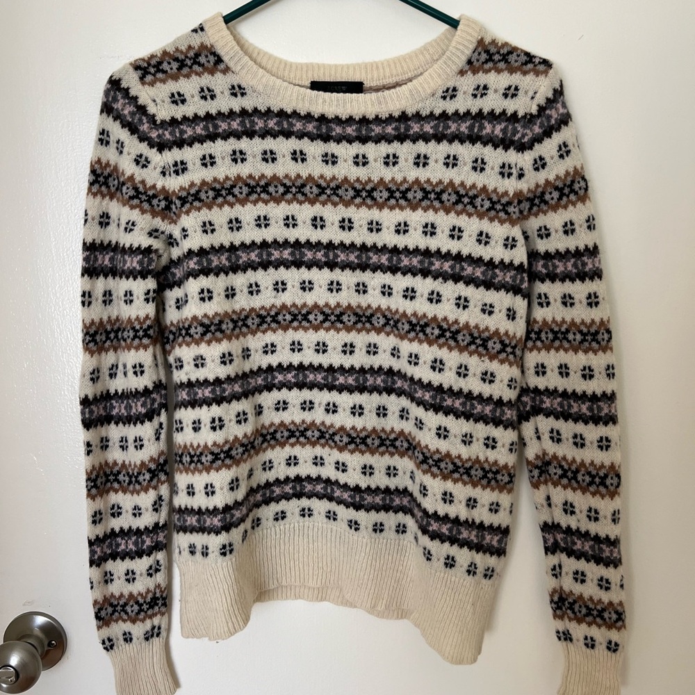 J.Crew 100% Lambs Wool Sweater